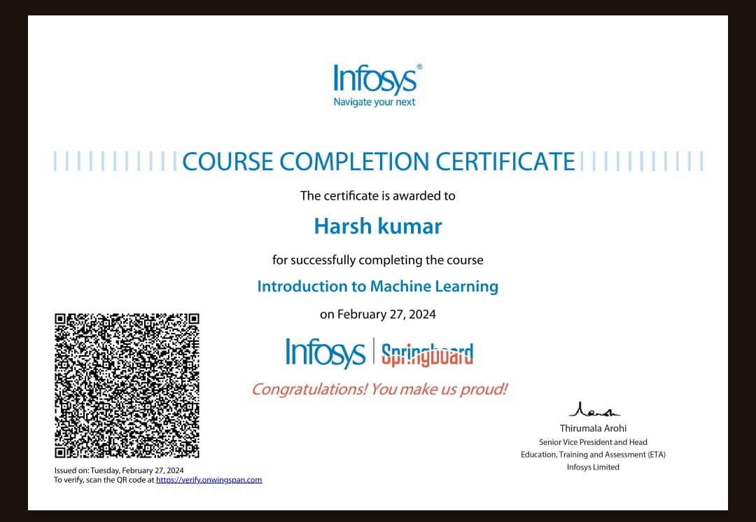 Harsh Kumar | Software Engineer Portfolio